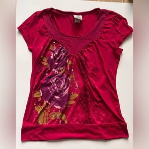 Ransom Pink Printed Top